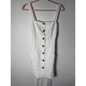 NWT C/Meo Collective Ivory "Collisions Mini Dress" Sz Xs/2